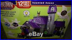 GEMMY AIRBLOWN INFLATABLE 12.5 ft HAUNTED HOUSE. Super Solid used condition