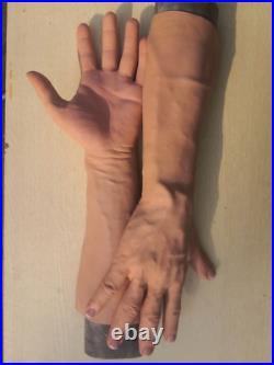GMP silicone gloves, realistic skin texturewearable artificial limb young man