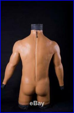 GMP silicone muscular suit, realistic skin texture