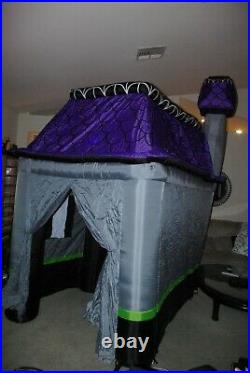 Gemmy Airblown Inflatable 9 Ft Halloween Haunted House With Lights And Sounds
