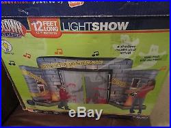 Gemmy Airblown Inflatable OVER 12' Halloween Crime Scene MUSICAL Lightshow