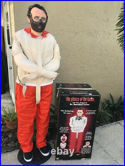 Gemmy Life Size 6 FT Hannibal Lecter Animated Talking Prop with Original Box