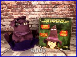 Gemmy Talking Mystic Hat Purple For Halloween Costume For Ages 6+