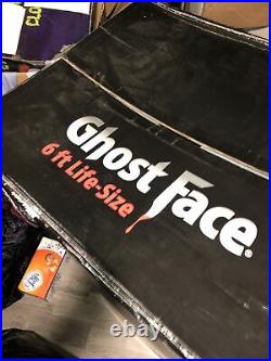 Ghost Face 6ft Lifesize Halloween Prop Spirit Gemmy Bnib Rare Htf