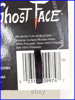 Ghost Face Fun World Easter Unlimited Scream Costume 1997 No Gloves Sealed Mask