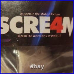 Ghost Face, Scream, Rare Unworn Halloween Costume with Mask & Gloves 2010 Sz XL