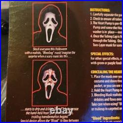 Ghost Face, Scream, Rare Unworn Halloween Costume with Mask & Gloves 2010 Sz XL