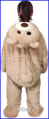 Giant Plush Teddy Bear Mascot Costume with Mesh Eyes 71 Dancing Fancy