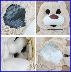 Giant Plush Teddy Bear Mascot Costume with Mesh Eyes 71 Dancing Fancy