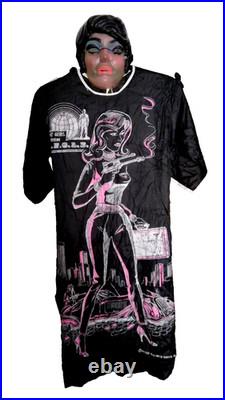 Girl Man From U. N. C. L. E UNCLE Halco Ben Cooper Vintage Halloween Costume Mask