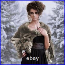 Grandin Road Werewolf Shawl Costume. Sold Out! Gorgeous! Halloween, Costume Ball
