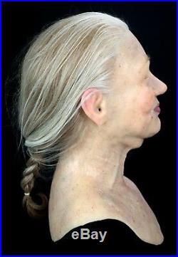 Grandmother Silicone Mask Halloween Hand Made Realistic High Quality