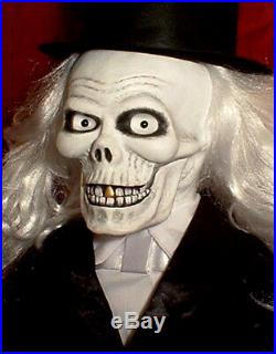 HAUNTED Ventriloquist doll EYES FOLLOW YOU dummy puppet Hatbox ghost skull