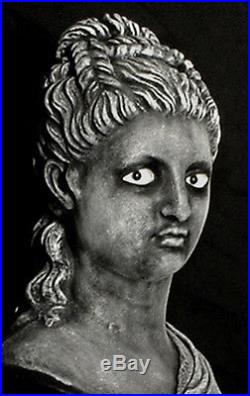 HAUNTED Victorian Bust Statue EYES FOLLOW YOU Mansion House Halloween Prop