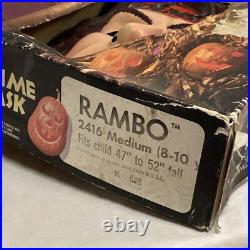 HIGH QUALITY 1985 RAMBO Collegeville Halloween Costume SYLVESTER STALLONE Med