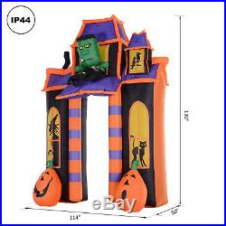 HOMCOM 10' Halloween Inflatable Archway Indoor Outdoor Decoration Haunted House