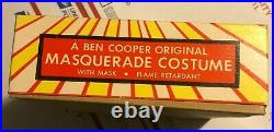 HUCKLEBERRY HOUND Hanna Barbera BEN COOPER Mask & Costume with Original box 1960s