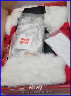 Halco Complete Santa Suit 10 piece with Wig and Beard XL Jacket and Pants 50-56