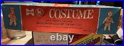 Halco Masquerade Vtg BoxedCostume Ventilated Mask Small Cat And Fiddle #1808 Tot