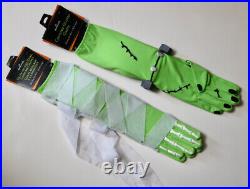 Hallmark Halloween vintage long costume gloves Frankenstein and Mummy monster