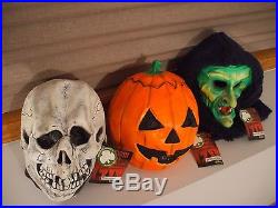 HalloweeN III 3 mask set NEW 2012 Don Post Season Of The Witch Silver Shamrock