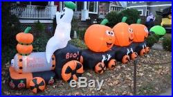 Halloween Airblown Inflatable BooExpress Ghost Pumpkin Train