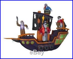 Halloween Animated Huge Pirate Ship 11.5 Ft Haunted House Inflatable Airblown