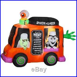 Halloween Animated Inflatable 9' Monster Roach Coach Airblown Yard Decoration
