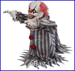 Halloween Animated SCARY JUMPING CREEPY CLOWN Prop Haunted House Pre-Order NEW