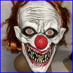 Halloween Clown Mask Latex Creepy Evil Scary costume CLOWN MASK Halloween Clown Mask Latex Creepy Evil Scary costume CLOWN MASK