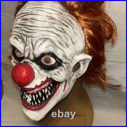 Halloween Clown Mask Latex Creepy Evil Scary costume CLOWN MASK Halloween Clown Mask Latex Creepy Evil Scary costume CLOWN MASK