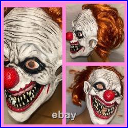 Halloween Clown Mask Latex Creepy Evil Scary costume CLOWN MASK Halloween Clown Mask Latex Creepy Evil Scary costume CLOWN MASK