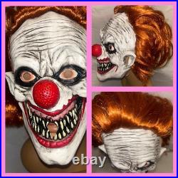 Halloween Clown Mask Latex Creepy Evil Scary costume CLOWN MASK Halloween Clown Mask Latex Creepy Evil Scary costume CLOWN MASK