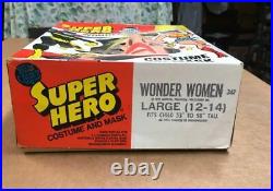 Halloween Costume Wonder Woman from 1977 with mask Ben Copper In original box
