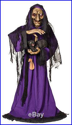 Halloween LifeSize Animated MATILDA THE CRONE WITCH Prop Haunted House NEW Halloween LifeSize Animated MATILDA THE CRONE WITCH Prop Haunted House NEW