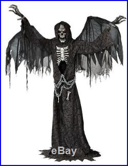 Halloween Life Size Animated Angel Of Death Prop Decoration Haunted House