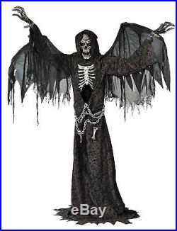 Halloween Life Size Animated Angel Of Death Prop Decoration Haunted House
