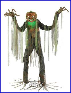 Halloween Life Size Animated Root Of Evil Pumpkin Man Prop Haunted House