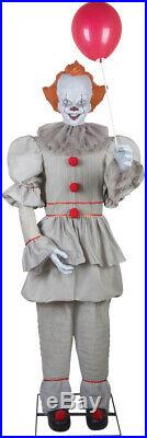 Halloween Lifesize Animated IT THE MOVIE PENNYWISE CLOWN GEMMY Prop IN STOCK