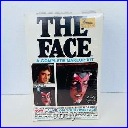 Halloween Mask costume decoration vtg Imagineering The Face makeup kit devil red