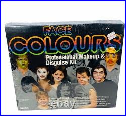 Halloween Mask costume decoration vtg Zauder face colours makeup disguise kit