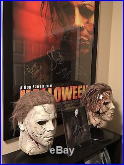 Halloween Michael Myers Mask By Dela Torre WithCoveralls And Prop Knife