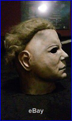 Halloween Michael Myers Warlock mask by Cemetery Gate Production
