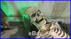 Halloween Prop Bones Animated SKELETON Animatronic Haunted House Decoration