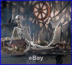 Halloween Props Decorations Scary 14 1/2 x 73 Mermaid Skeleton, Outdoor/Yard