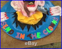 Halloween SCARY SEND IN THE CLOWNS 3 Dimensional Wall Plaque Prop Haunted House