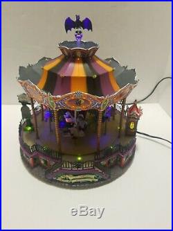 Halloween Spooky Town Scare Ousel 2007 Lemax Carousel AS IS DOES NOT SPIN