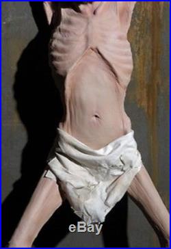 Halloween Starved Chained Prisoner Haunted House Morris Costumes Prop DU-3000
