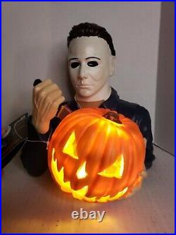 Halloween The Curse Of Michael Myers Light Up Ceramic Statue Spirit Halloween