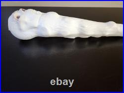 Halloween White Ghost Skull Plastic Club Bat Clinton Toy Corp Vintage 1960's Halloween White Ghost Skull Plastic Club Bat Clinton Toy Corp Vintage 1960's